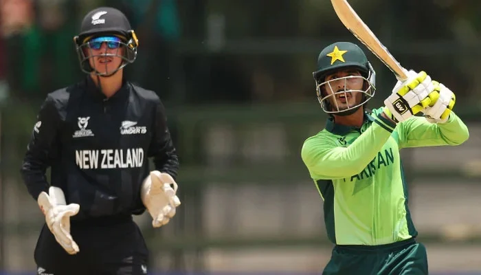 انڈر 19 کرکٹ ورلڈ کپ: پاکستان نے نیوزی لینڈ کو 8 وکٹ سے ہرا دیا