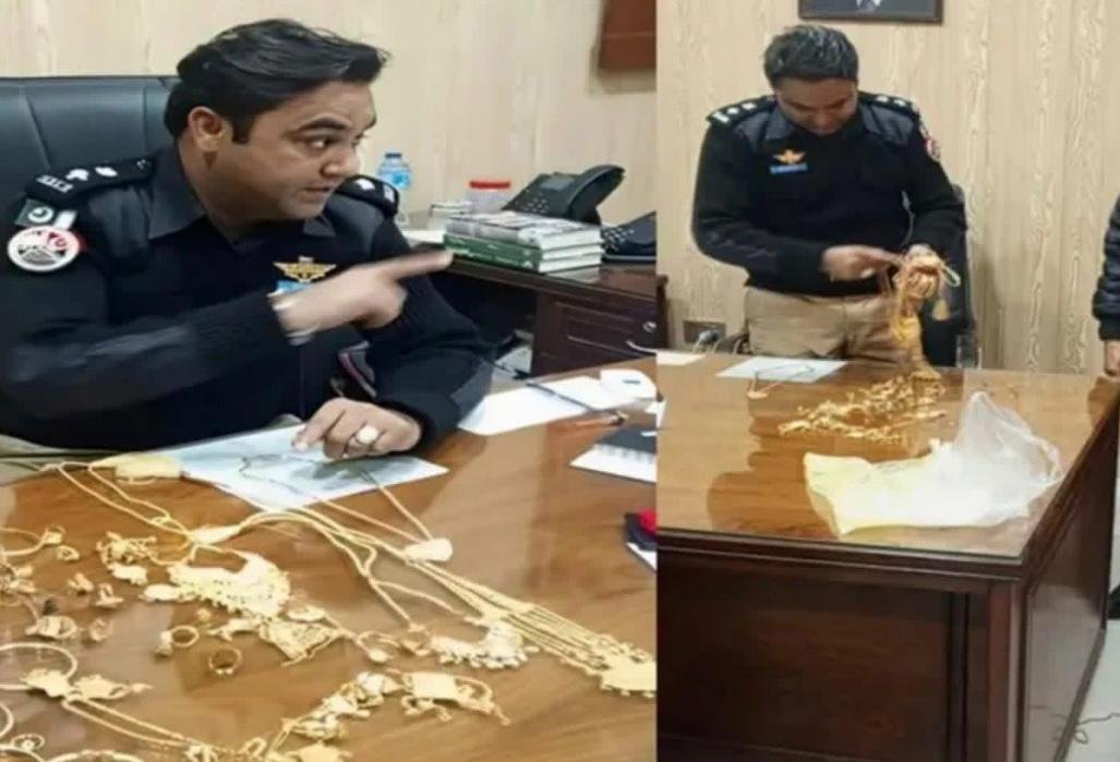 آزاد‌کشمیر پولیس کی بڑی کارروائی ۔ سونا چوری کرنیوالا ملزم گرفتار، چالیس تولے سونا برآمدکرلیا۔