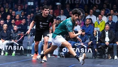 نور زمان کا شاندار آغاز، پی ایس اے گولڈ اسکواش چیمپئن شپ کے کوارٹر فائنل میں رسائی